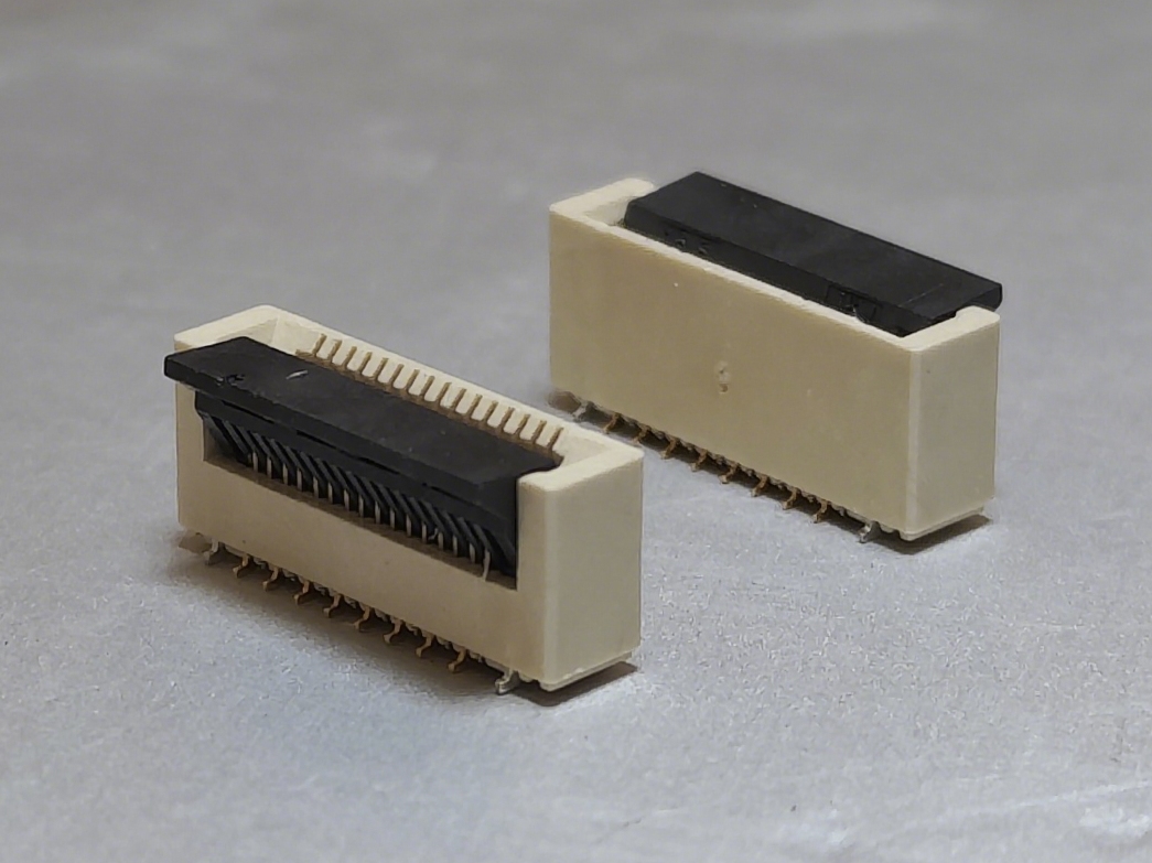 FPC0.5PITCH 翻盖立式Connector